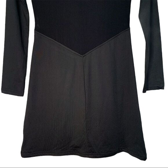 Tobi NWT Long Sleeve Mesh Panel Details LBD - Picture 8 of 8